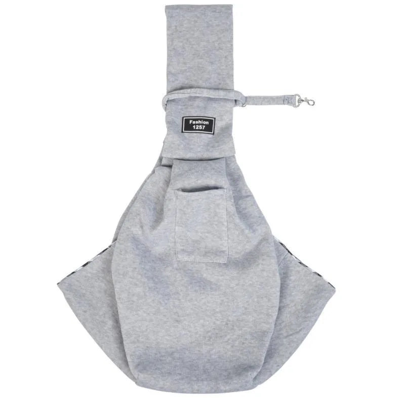 Cat carrier backpack with mesh panels showing large capacity folding design for pet transport