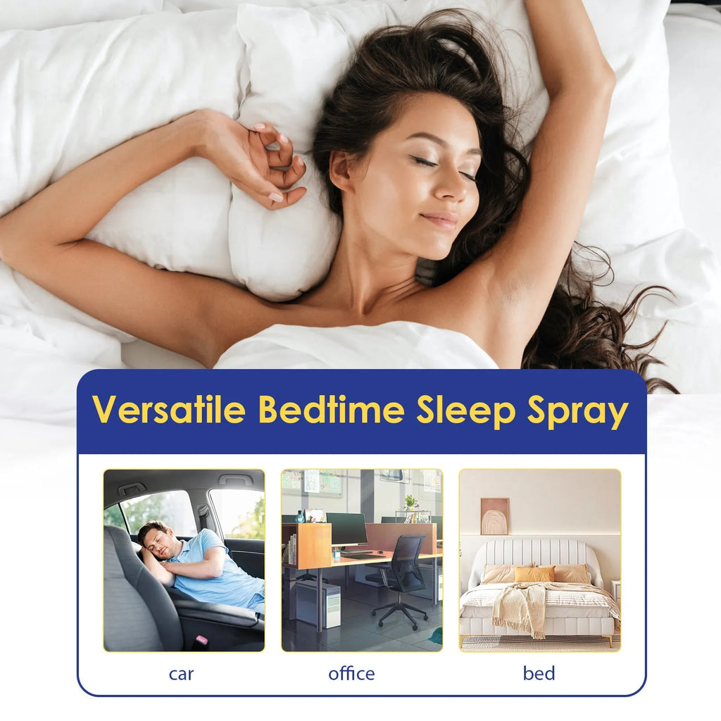 60ml lavender chamomile aromatherapy sleep spray bottle for stress relief and bedtime relaxation