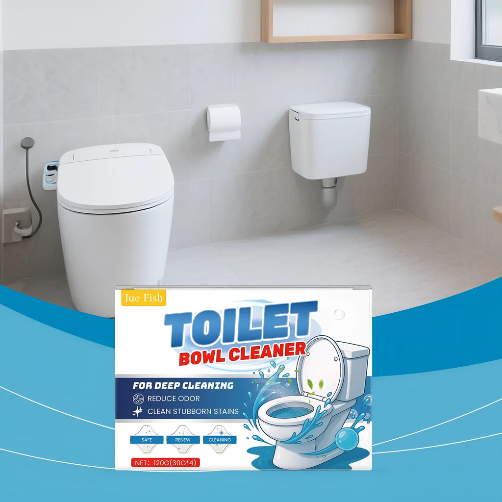 Four sachets of toilet bowl cleaning powder, 30g each, totalling 120g pack