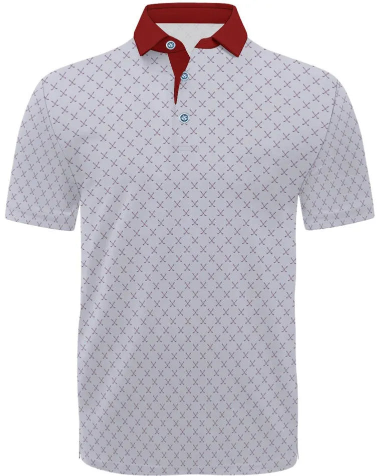 Men's 3D printed short sleeve t-shirt in Japanese retro style with zipper decoration on mesh fabric.