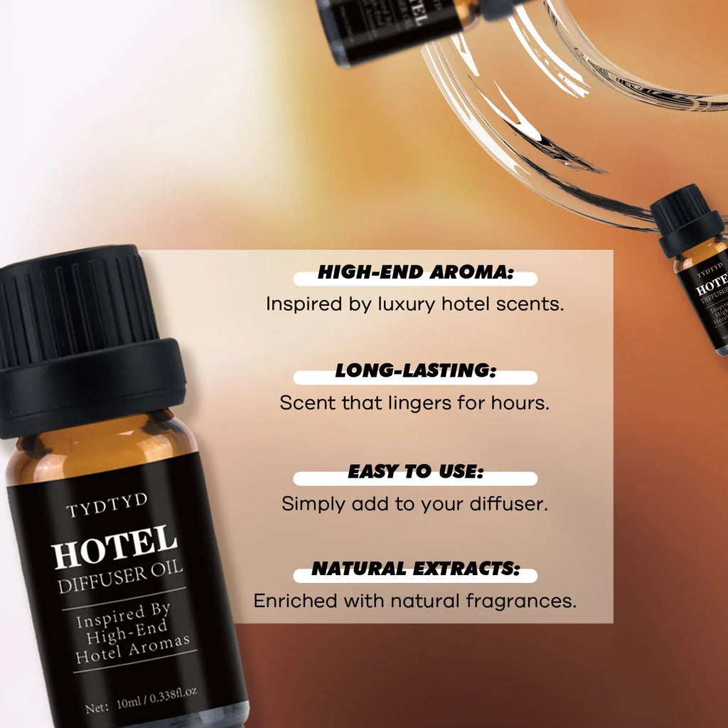 10ml bottle of natural plant fragrance essential oil with drip dispenser