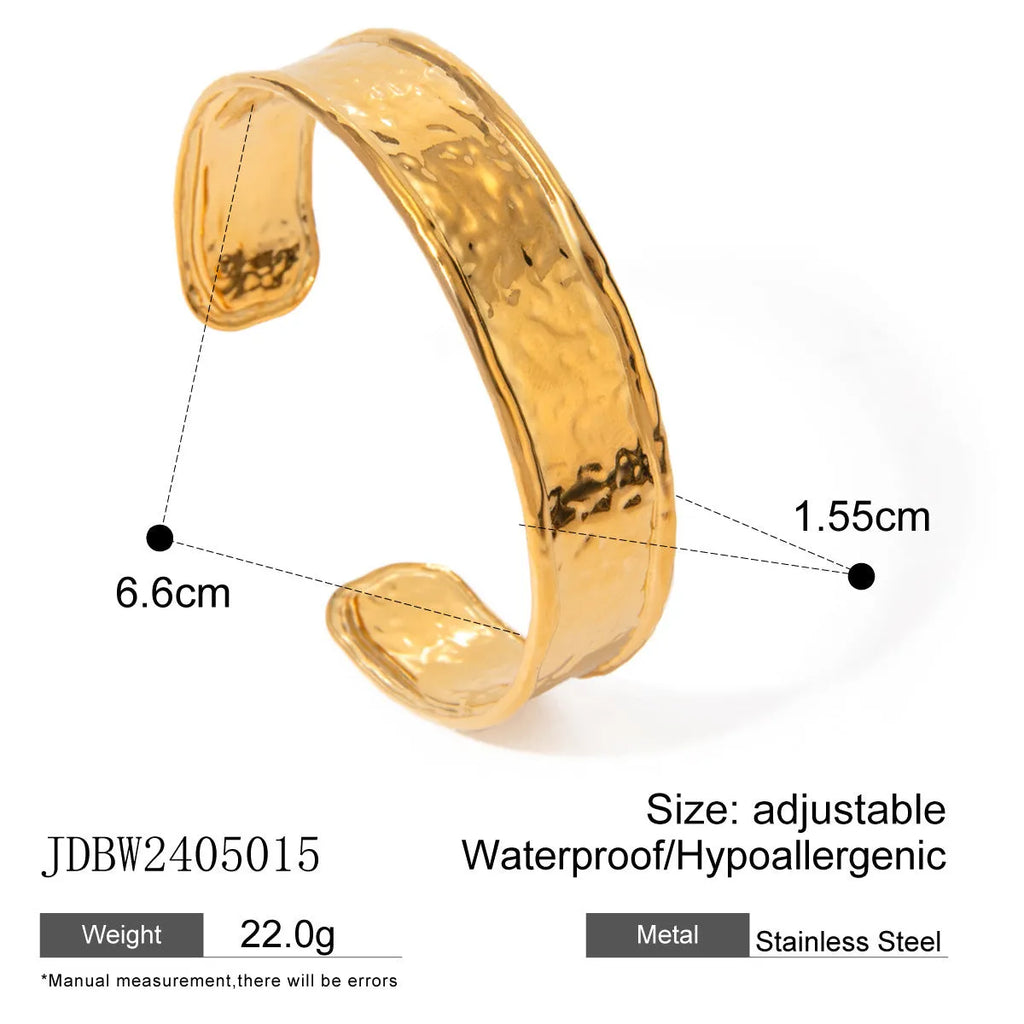 Stainless steel opening ring with electroplated colour finish in ins style.