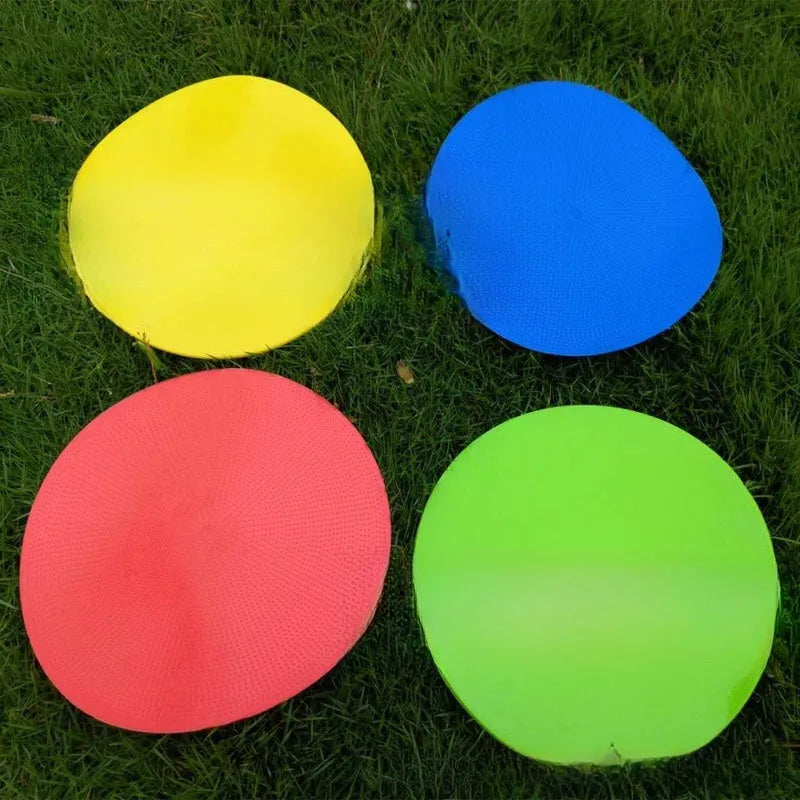 TPE football training marker disc in multiple colours with 23cm diameter measurement
