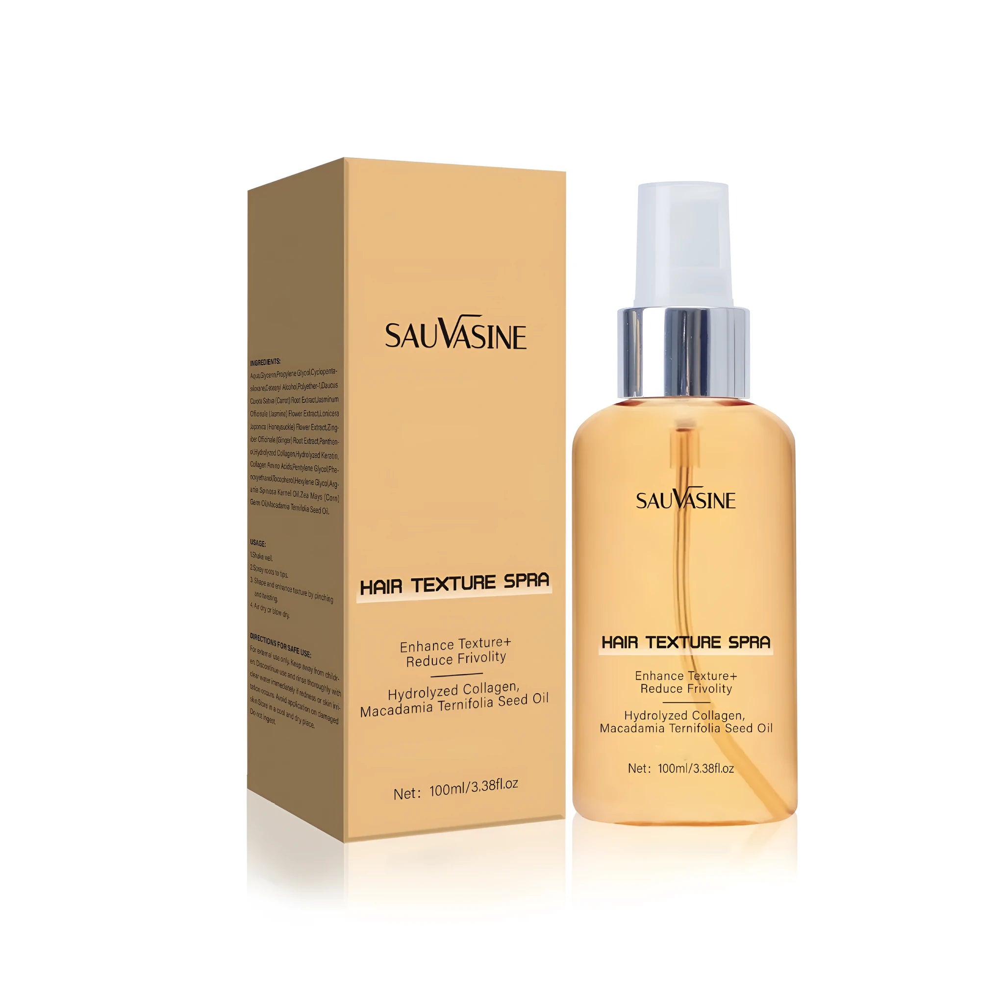 SWX-248 scalp care spray bottle with 100 ml capacity for frizz reduction and moisturising