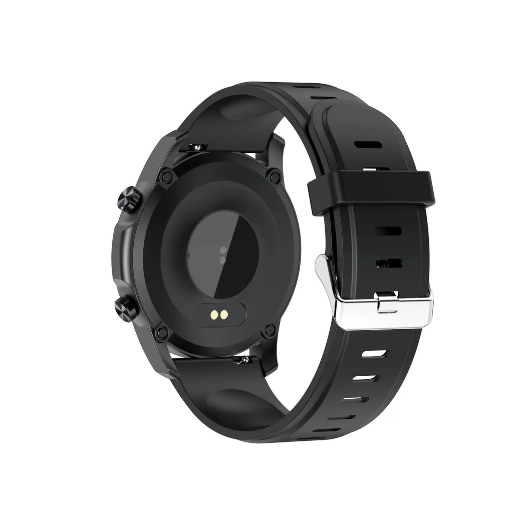 Youth2 Smart Bracelet in grey on a wrist, showing its 1.3-inch touch screen and zinc alloy body.