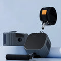Multifunctional fitness equipment with adjustable resistance in blue and grey colour combination