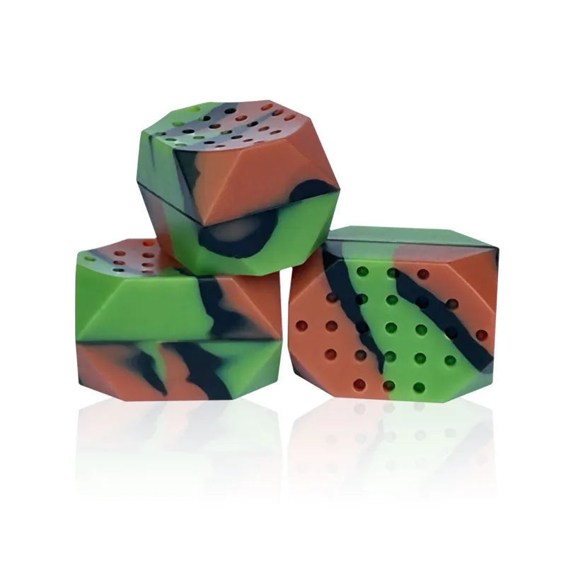 Camouflage pattern silicone facial muscle fitness balls for masseter exercise and jaw tightening