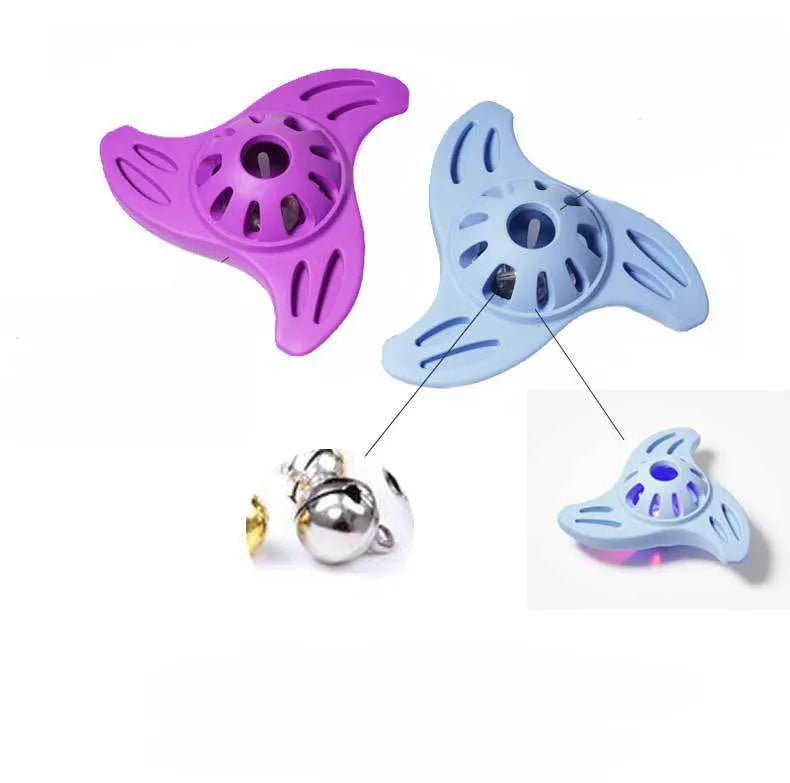 Blue or purple Boomerang Molar bite-resistant dog toy for medium and large breed dogs