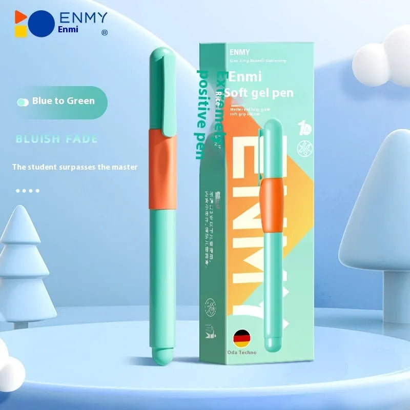 Boxed student posture correction pen in blue, green, purple, and orange colour options.