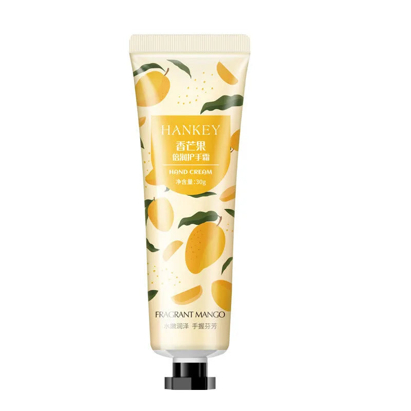 30g fruit scented hand cream tube for moisturising dry skin