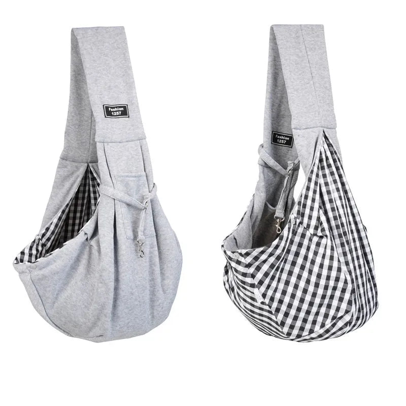 Cat carrier backpack with mesh panels showing large capacity folding design for pet transport