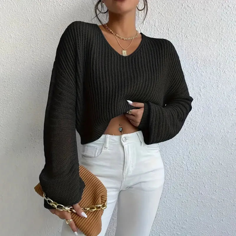 Women's solid color long sleeve pullover top in casual regular fit made of polyester available in multiple colors