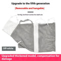 Upgraded 5th generation cat grooming bag in grey white, green white, and pink white colour options