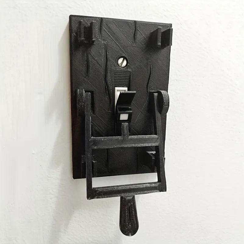Retro decorative mechanical switch plate with American standard fitting for holiday decoration