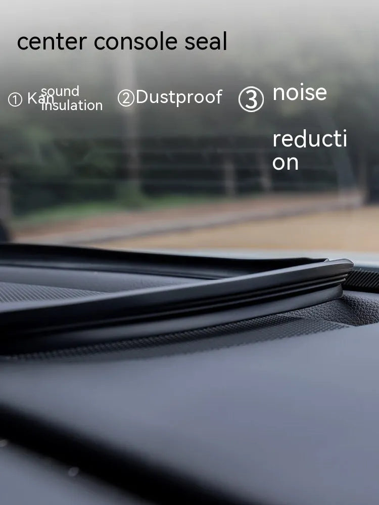 Mitsubishi Outlander dashboard silicone sealing strip with integrated card slots measuring 1.6 metres