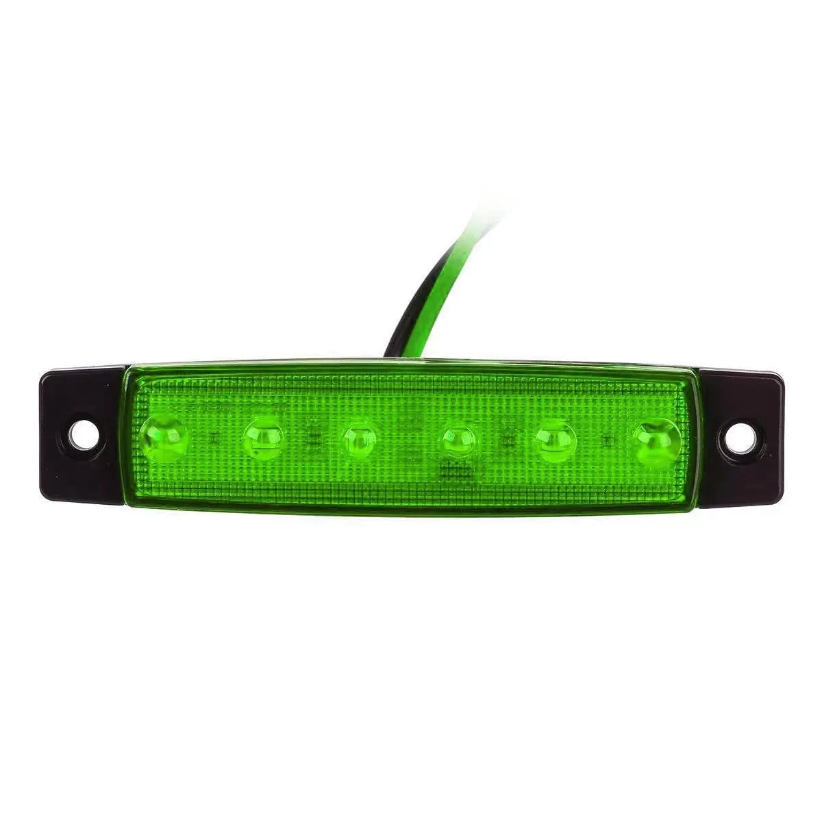 Trailer side warning light in PVC housing with multiple colour options
