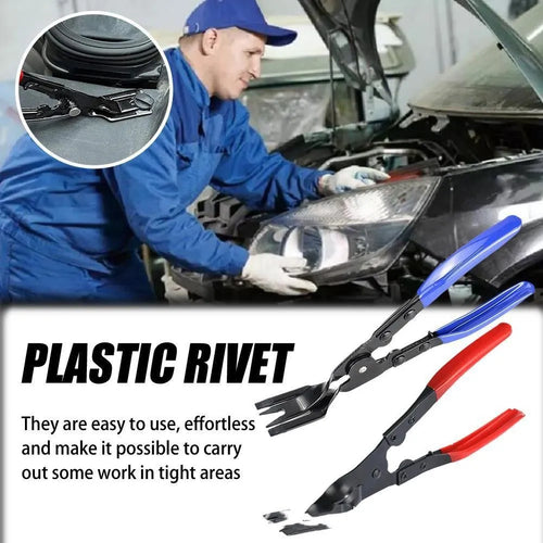 Blue handled car universal disassembly separator pliers with 235mm forged steel construction