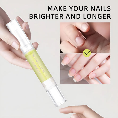 3ml bottle of clear nail growth treatment oil with a dropper applicator.