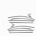 Artz black titanium stainless steel window trim strip with adhesive backing for window moulding installation