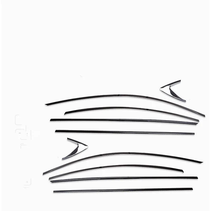 Artz black titanium stainless steel window trim strip with adhesive backing for window moulding installation