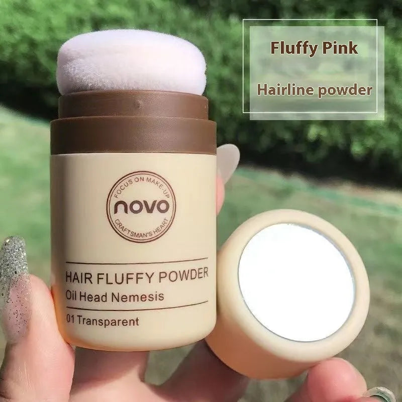 Veejaga Mattifying Powder compact for hairline and face oil control in transparent and brown shades.