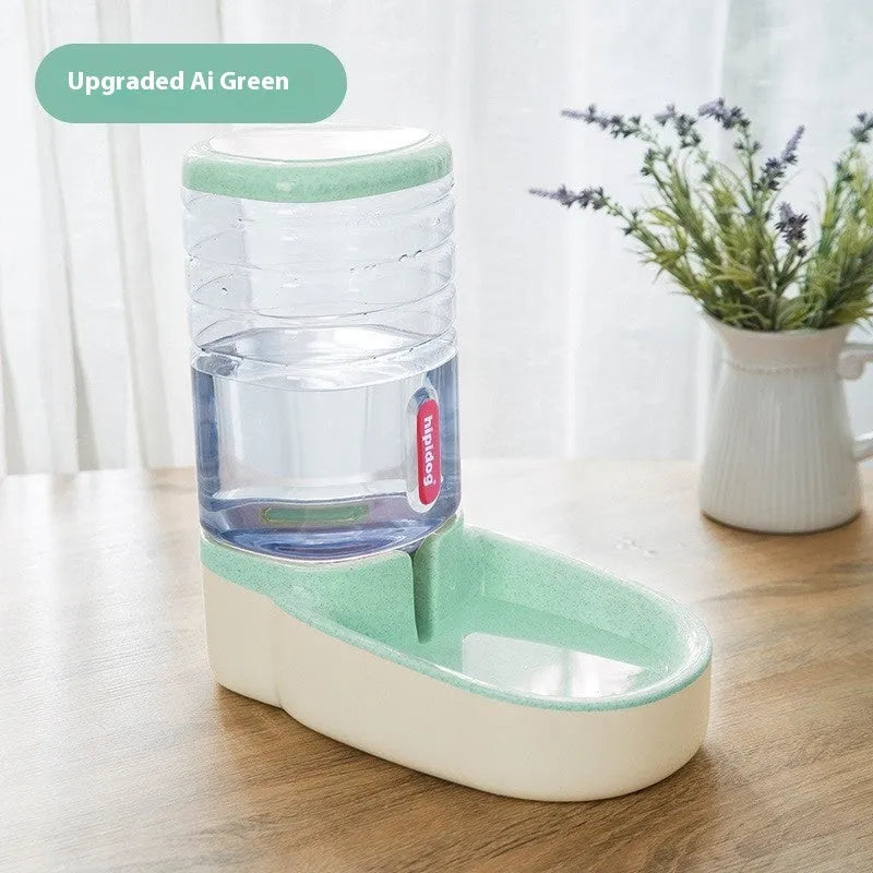 Automatic 3.8 litre pet water fountain in blue, grey, green or pink for cats and dogs