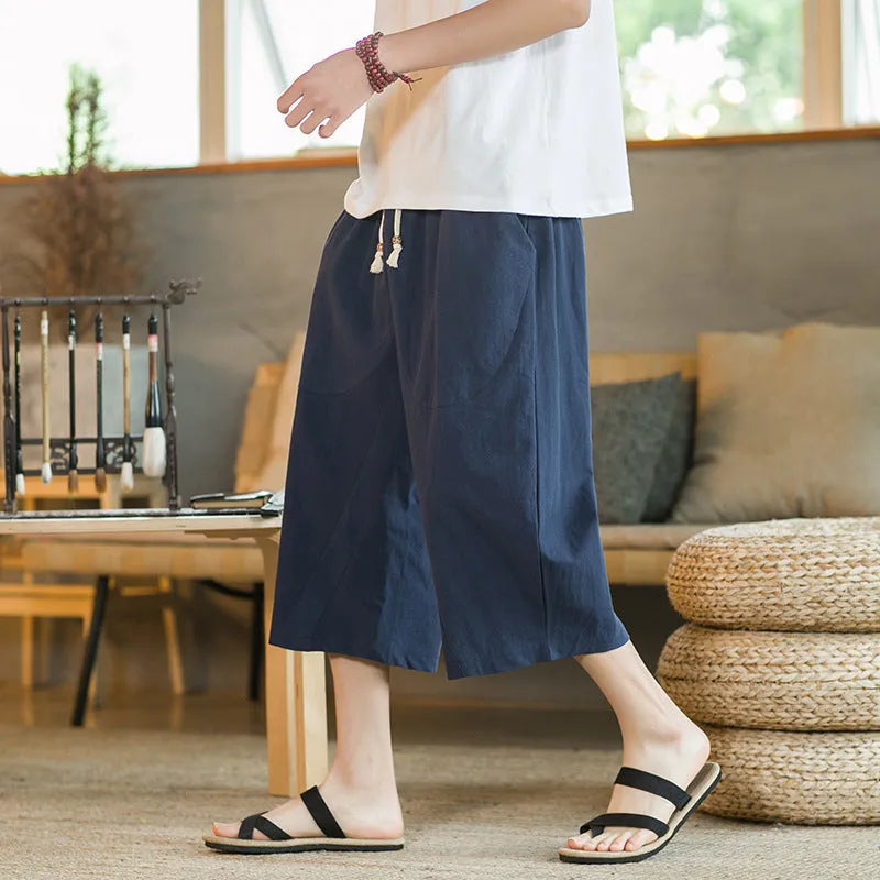 Plus size linen casual shorts in straight leg skinny fit available in multiple colours