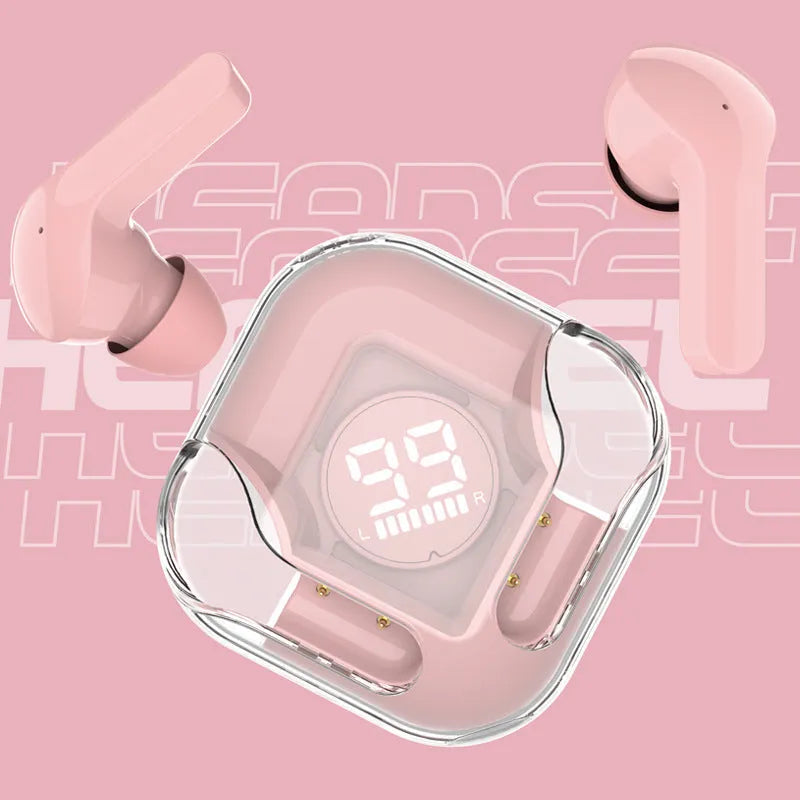 Transparent body wireless Bluetooth headset with in-ear design and HIFI noise reduction function