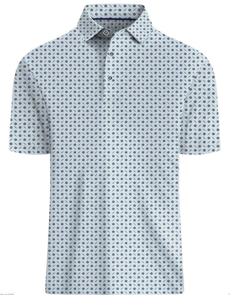 Men's 3D printed short sleeve t-shirt in Japanese retro style with zipper decoration on mesh fabric.