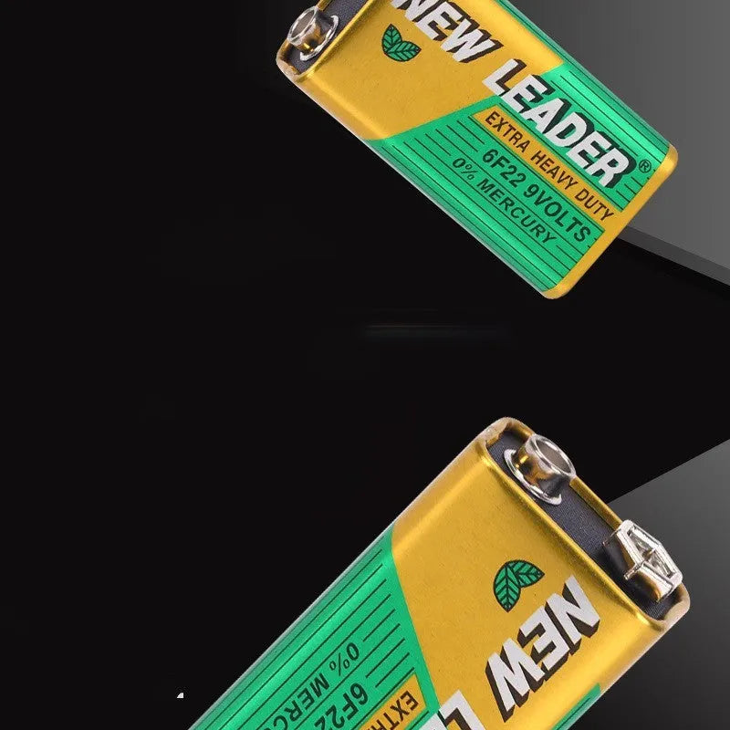 Xinlida 9V alkaline battery 6F22 model with snap terminals for wireless microphones