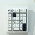 Wireless mechanical numeric keyboard in black and white colour options
