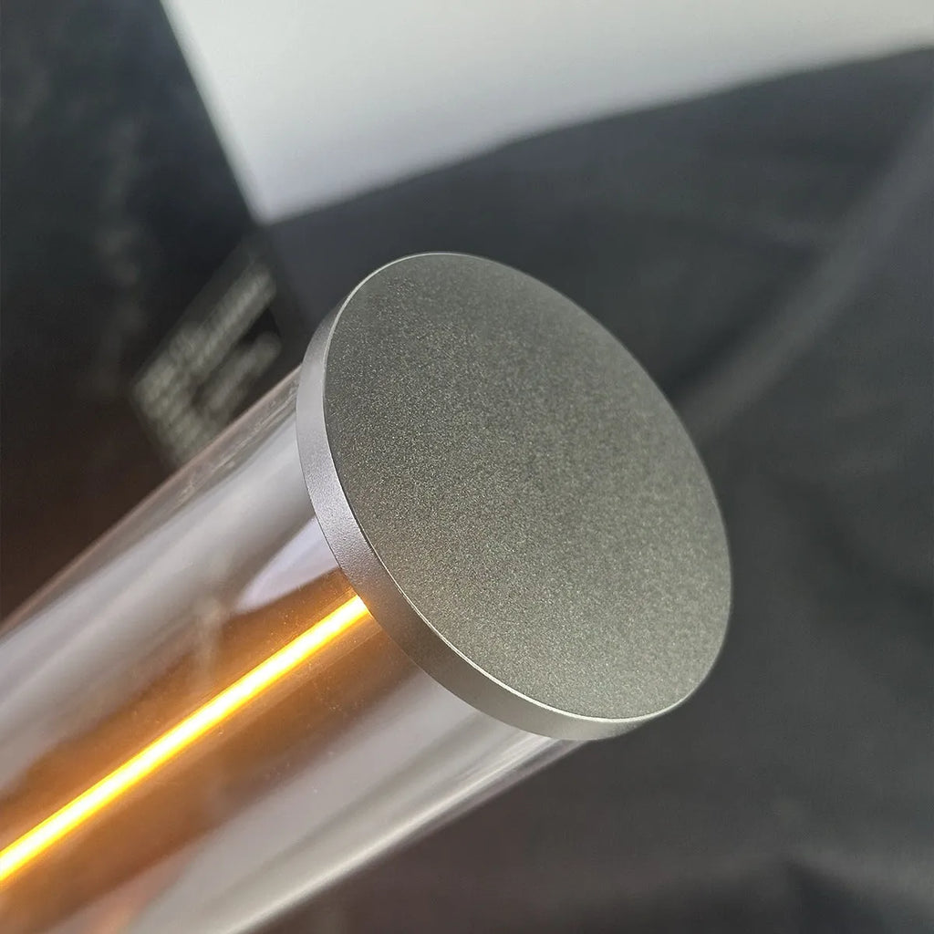 Contemporary LED line glass magnetic suction light strip with USB charging port visible