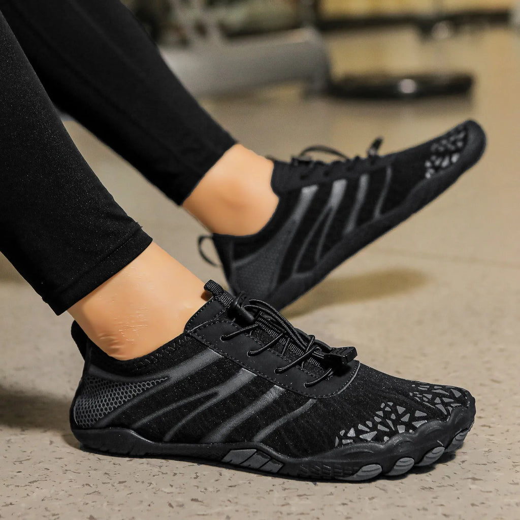 Casual beach running shoes in Lycra stretch fabric available in multiple colours and sizes