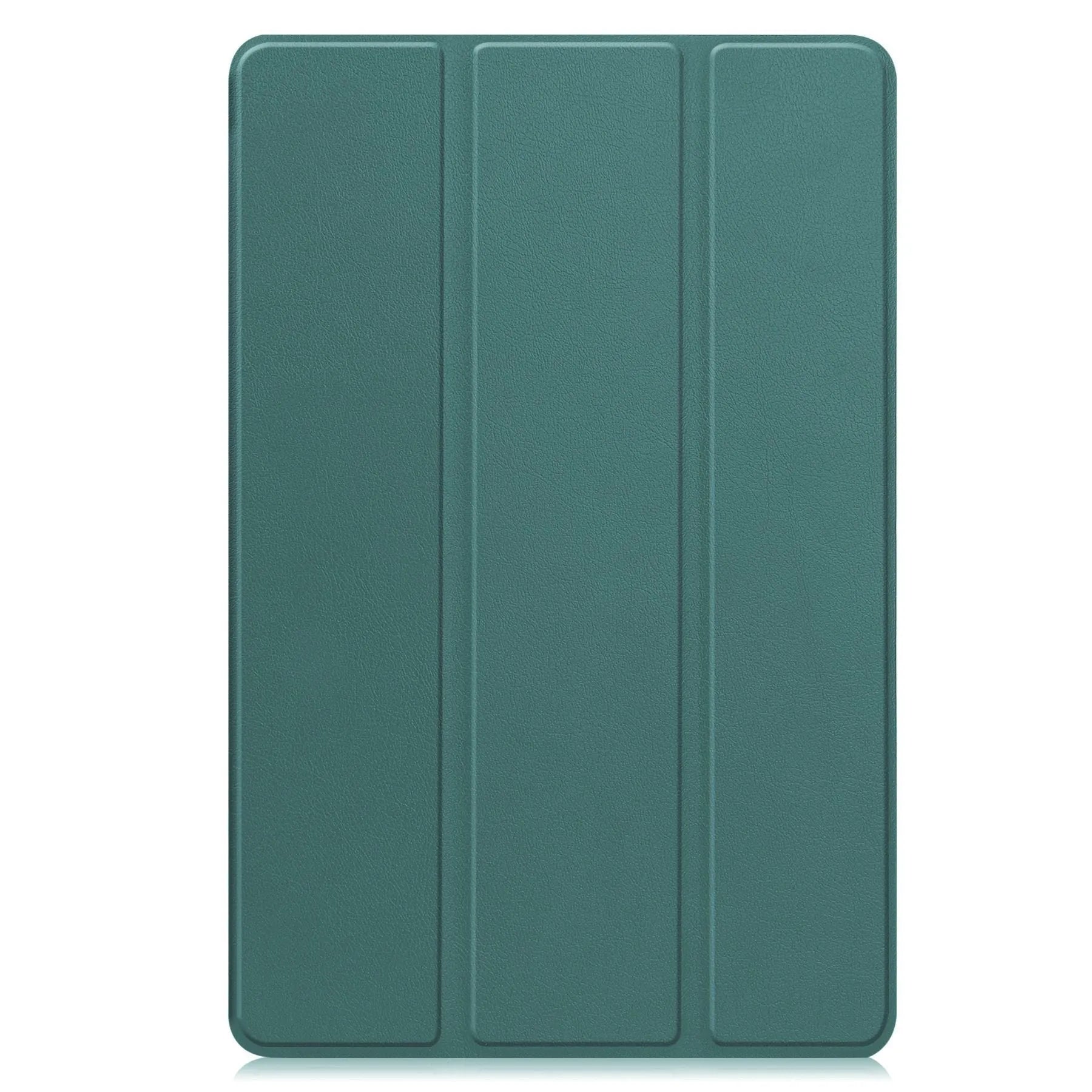 Samsung Tab S10 FE Plus 13.1 inch hard case in tri-fold stand mode showing silk screen design and microfibre lining