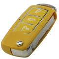 Volkswagen Jetta Golf auto key shell in black, blue, purple, red, and yellow colour options