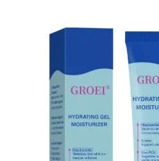 Moisturising facial gel with hyaluronic acid in 50ml packaging
