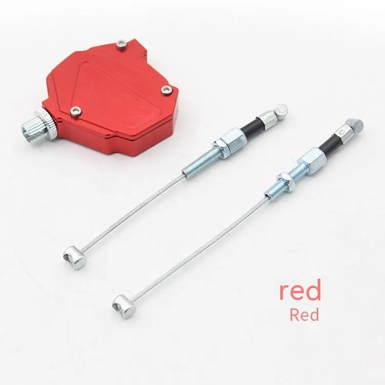 Motorcycle universal clutch labour-saving box in aluminium alloy showing multiple colour options.