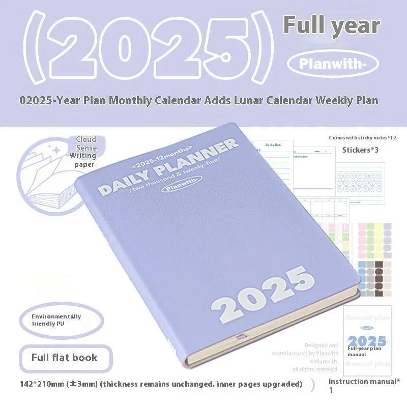 Waterproof notebook with PU cover in multiple colours for postgraduate study records