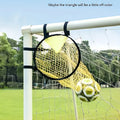 Portable soccer training goal with net measuring 183cm wide by 91cm tall