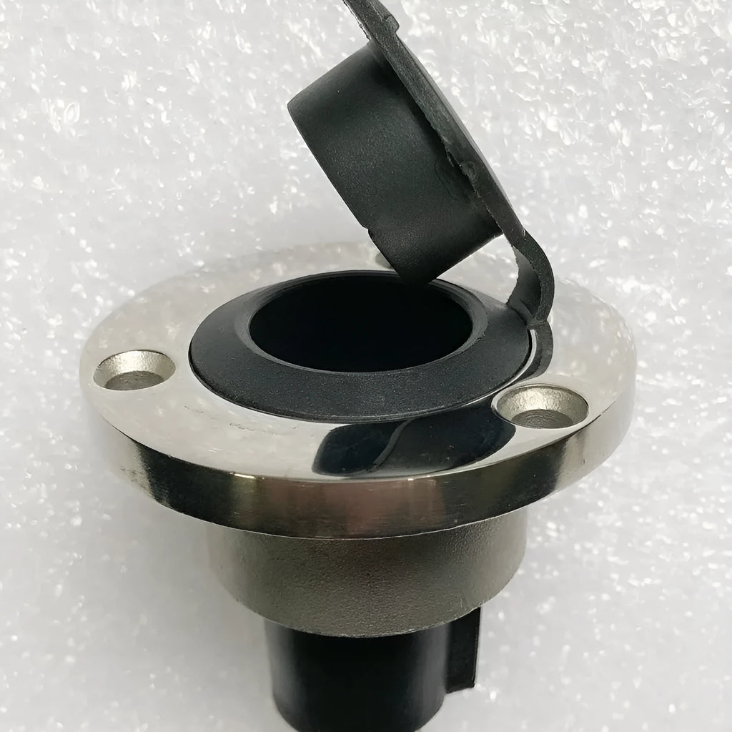 Stainless steel yacht anchor light socket with ABS housing and wired connection