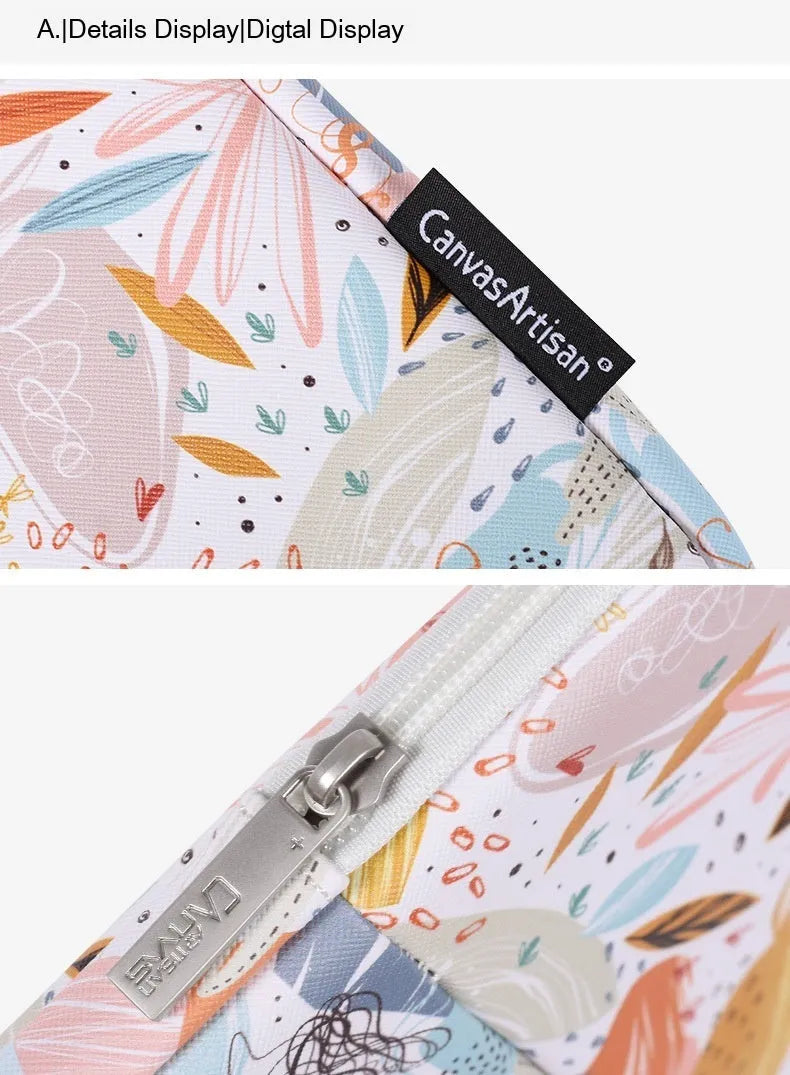 White PU leather waterproof laptop inner bag for 11 to 15 inch computers on a plain background.