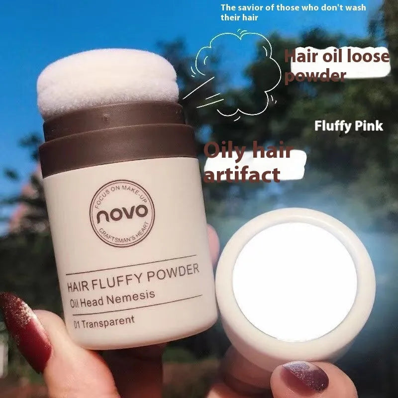 Veejaga Mattifying Powder compact for hairline and face oil control in transparent and brown shades.