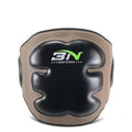 Sanda boxing waist protection target with thick padding and adjustable harness in dark grey