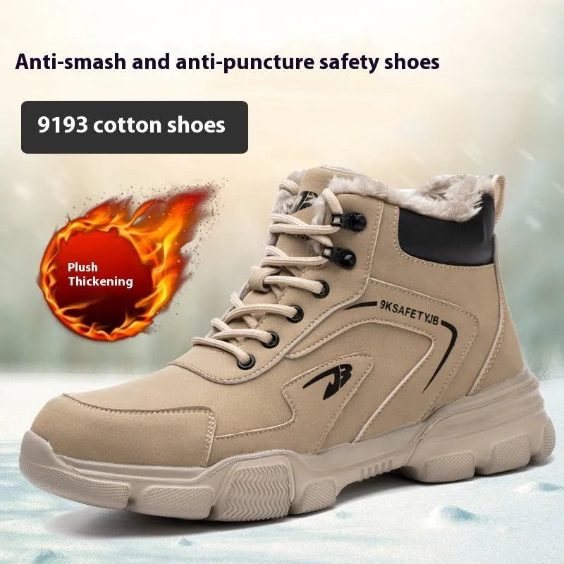 Lightweight labour protection shoes with anti-smashing and puncture-resistant features in multiple colour options