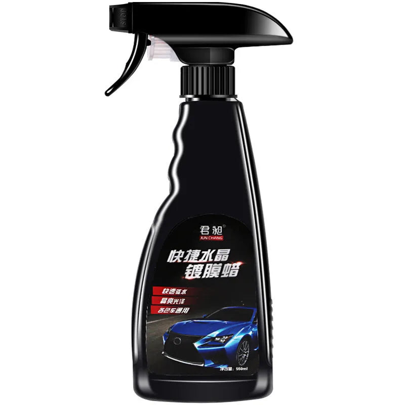 550ml automotive coating agent spray bottle with nanometer crystal wax formula for car paint protection