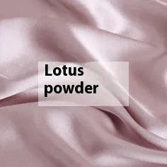 Solid colour double-sided silk duvet cover in bright brown, showing smooth texture and neat corner.