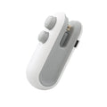Blue handheld USB rechargeable heat sealer with magnetic back and cutter blade