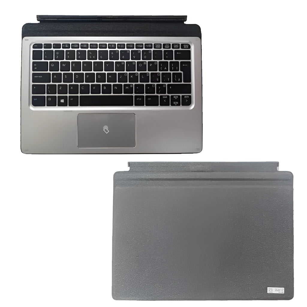 Elite X2 tablet keyboard base with PS/2 connector, multimedia keys, and slim portable design