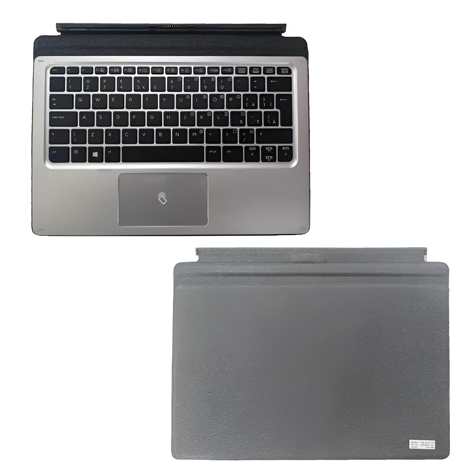 Elite X2 tablet keyboard base with PS/2 connector, multimedia keys, and slim portable design