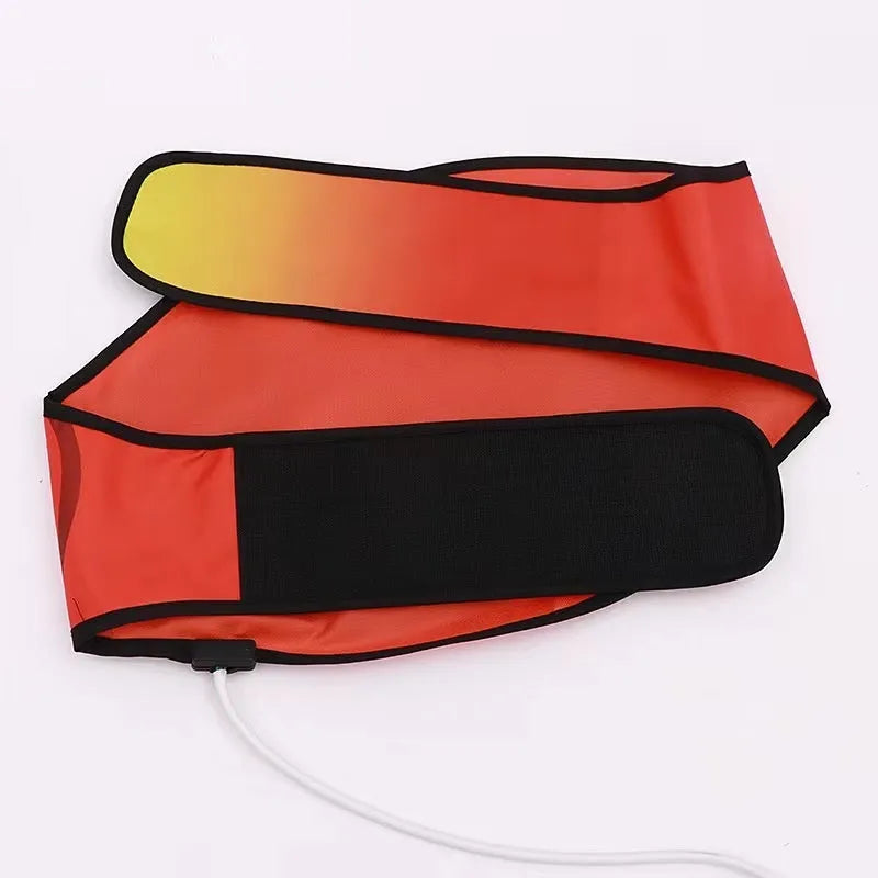 Hot compress waist support sauna massage belt for yoga and exercise with sizing options